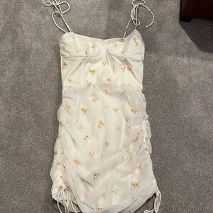 Sabo Skirt Ivory Floral Dress
